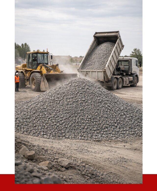 Купить щебень с доставкой в Каспийске от 2545 руб. | ПРОНЕРУДКсп