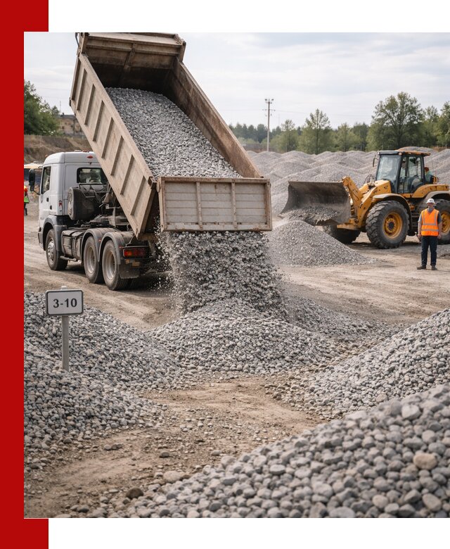 Гранитный щебень фракции 3–10: доставка и продажа в Каспийске