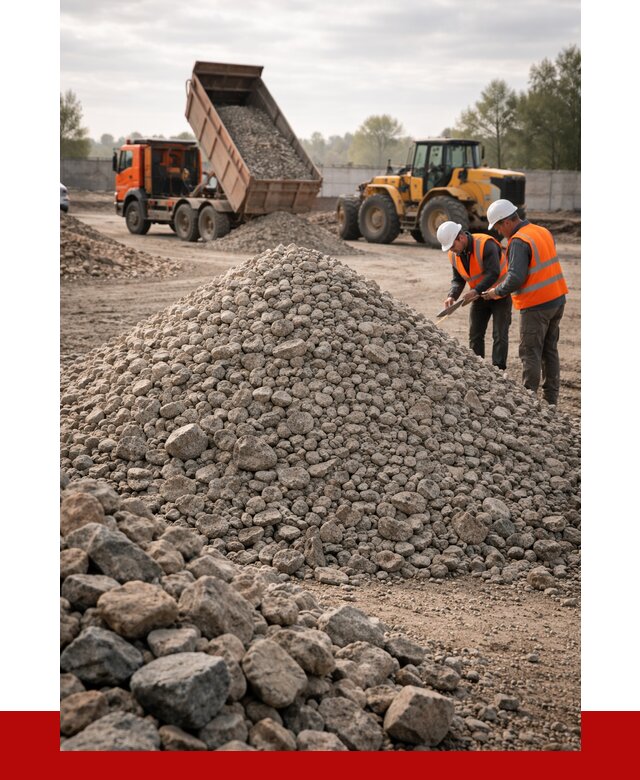 Гранитный щебень фракция 40-70 в Каспийске от 2545 руб ПРОНЕРУДКсп