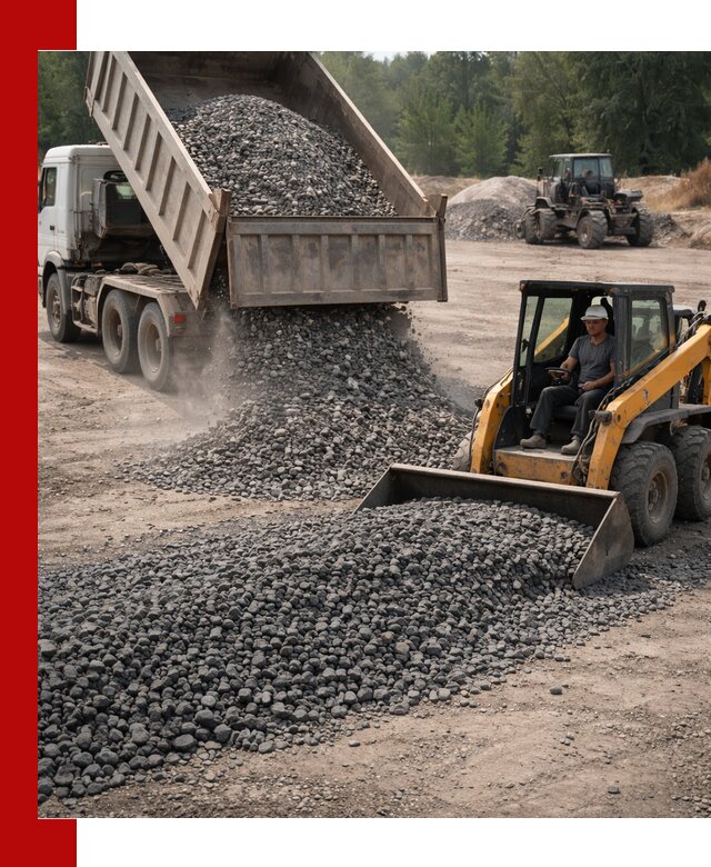 Гранитный щебень фракция 40-70 с доставкой в Каспийске