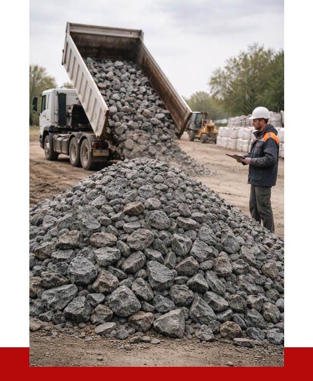 Гранитный щебень фракция 100-200 в Каспийске от 4276 р. ПРОНЕРУДКсп