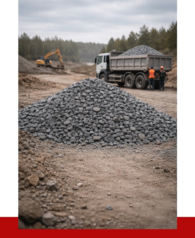 Щебень габбро диабаз фракция 40-70 в Каспийске от 2240 р-ПРОНЕРУДКсп