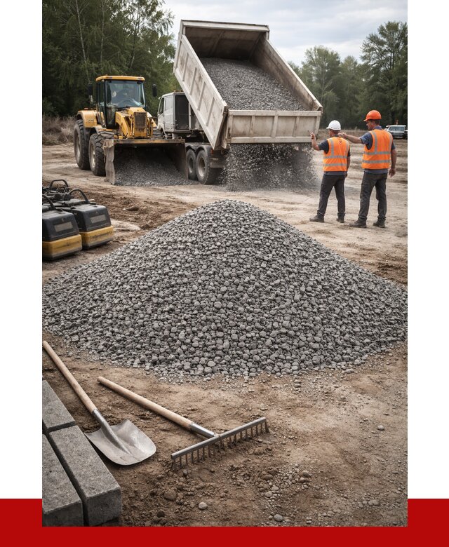 Гравийный щебень купить в Каспийске от 2240 р. ПРОНЕРУДКсп