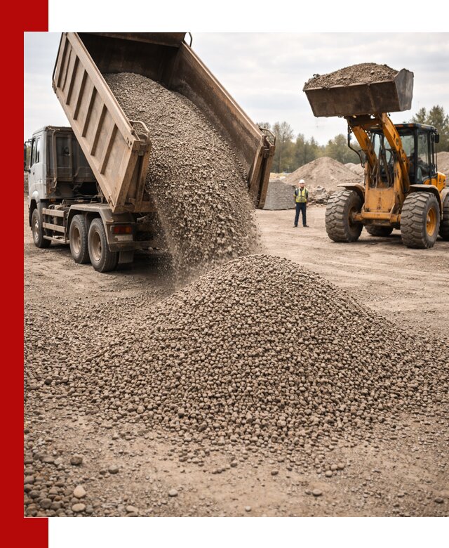 Гравийный щебень фракция 3–10 с доставкой в Каспийске