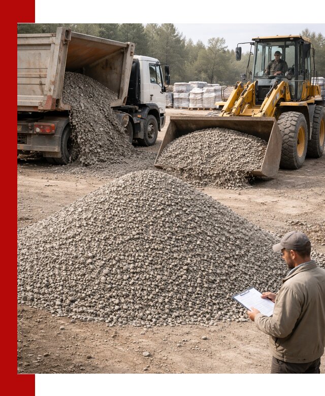 Гравийный щебень фракция 5–10 с доставкой в Каспийске
