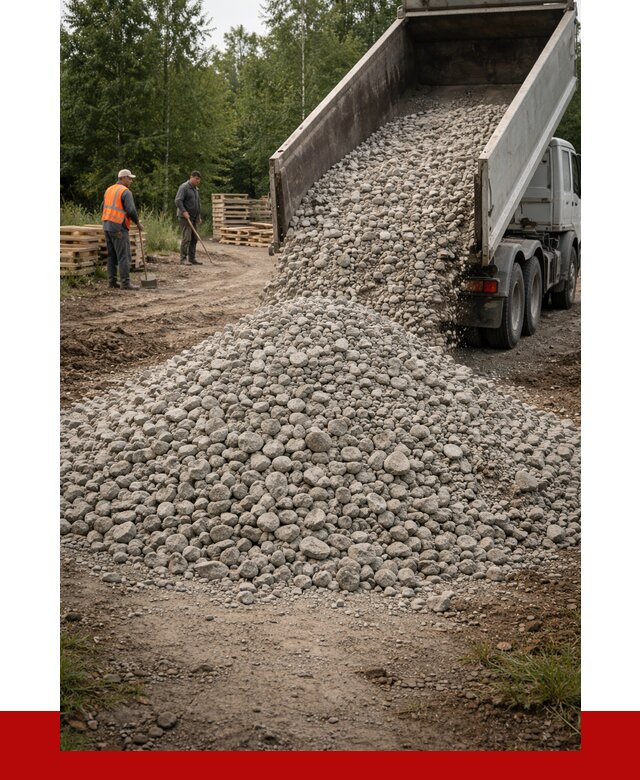 гравийный щебень фракция 70-120 в Каспийске от 2494 р. ПРОНЕРУДКсп