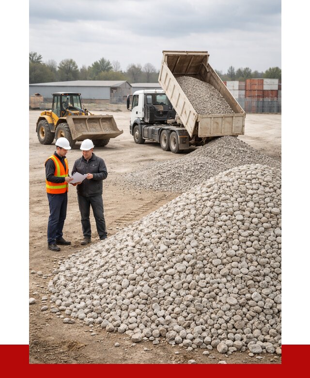 Известняковый щебень в Каспийске от 1425 р. доставка | ПРОНЕРУДКсп