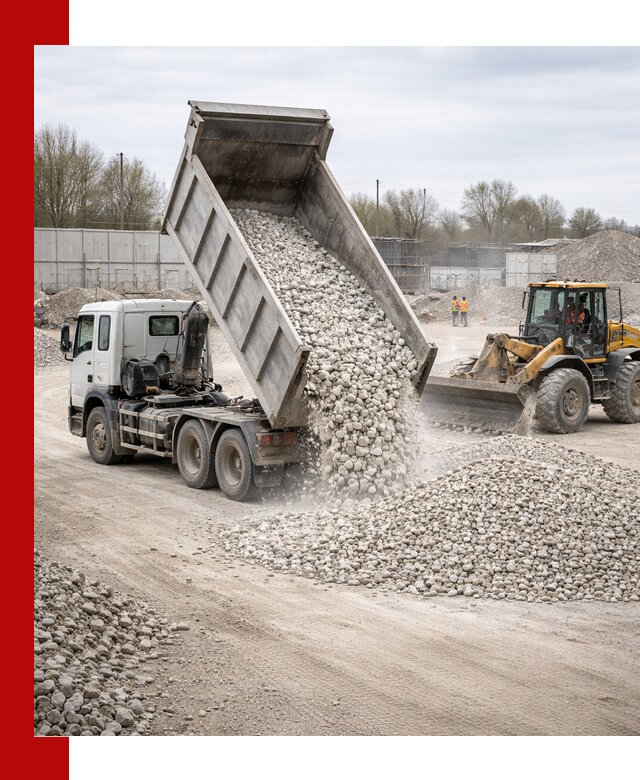 Доставка и продажа известнякового щебня в Каспийске