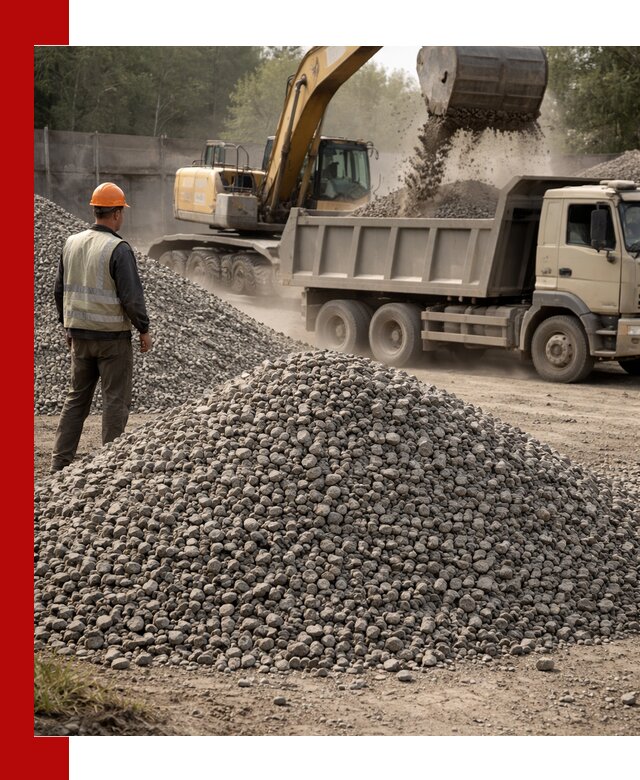 Шлаковый щебень фракция 5-20 с доставкой в Каспийске