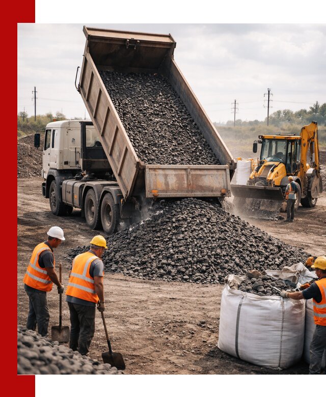 Шлаковый щебень фракция 40-70 с доставкой в Каспийске