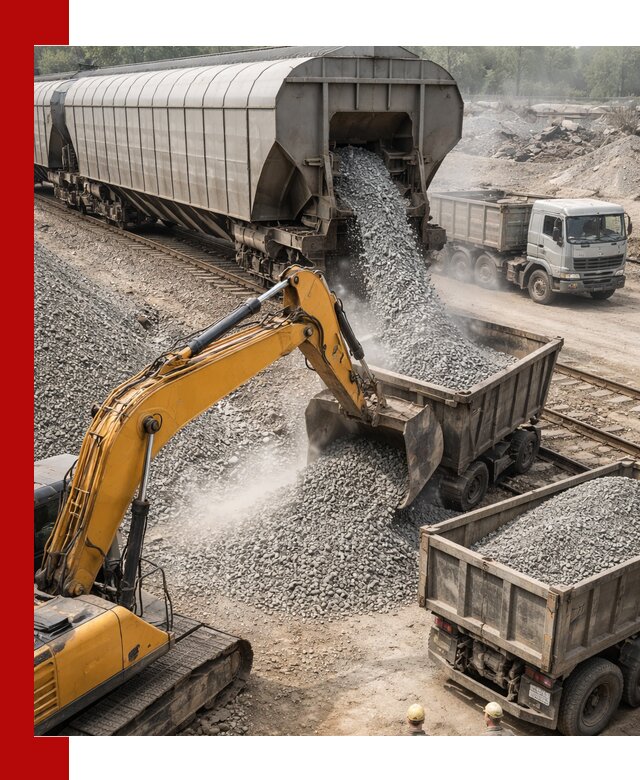 Доставка железнодорожного щебня в Каспийске крупными партиями быстрого отгруза