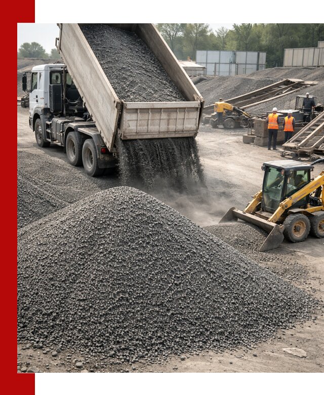 Вторичный щебень фракция 0–5 с доставкой в Каспийске