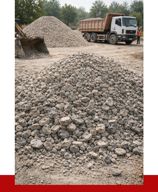 Вторичный щебень фракция 20-40 в Каспийске от 2240 р ПРОНЕРУДКсп