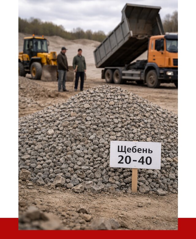 Бетонный щебень фракция 20-40 в Каспийске от 2494 р. | ПРОНЕРУДКсп