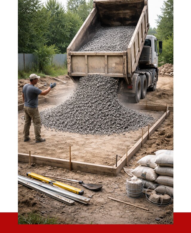 Купить щебень для фундамента в Каспийске от 4581 р. | ПРОНЕРУДКсп