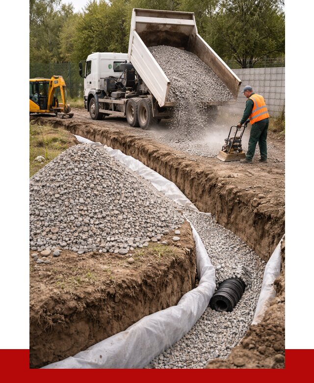 Щебень для дренажа в Каспийске от 1883 р., ПРОНЕРУДКсп доставка