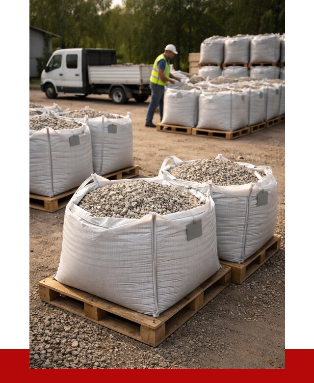 Щебень в мешках с доставкой в Каспийске от 4276 р. | ПРОНЕРУДКсп