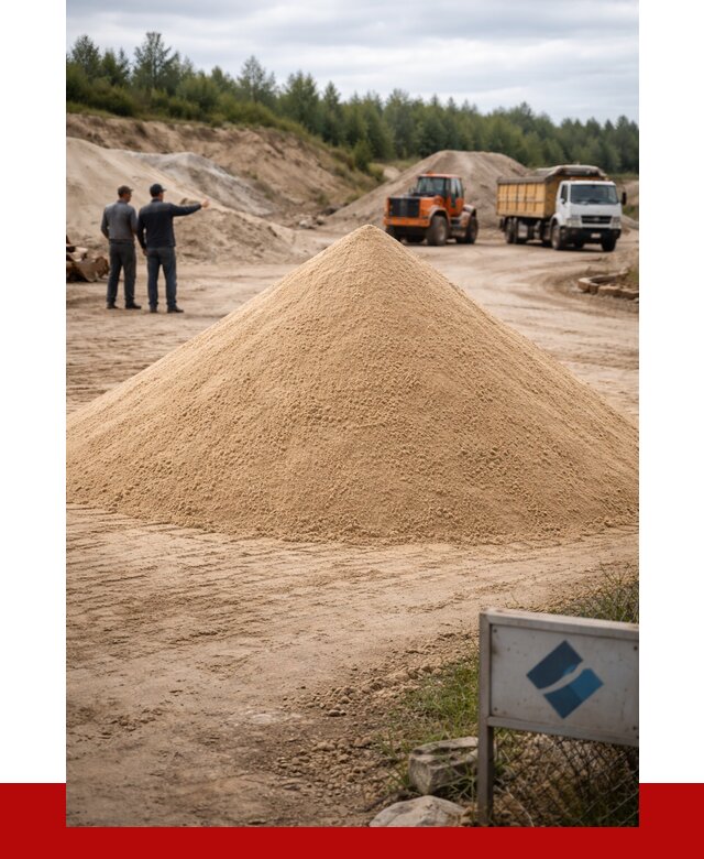 Карьерный песок навалом в Каспийске от 1833 р. | ПРОНЕРУДКсп