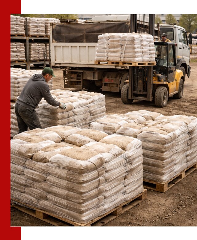 Карьерный песок в мешках с доставкой в Каспийске