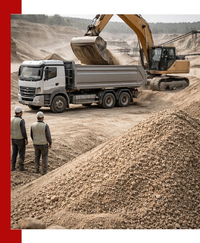 Карьерный крупнозернистый песок с доставкой в Каспийске