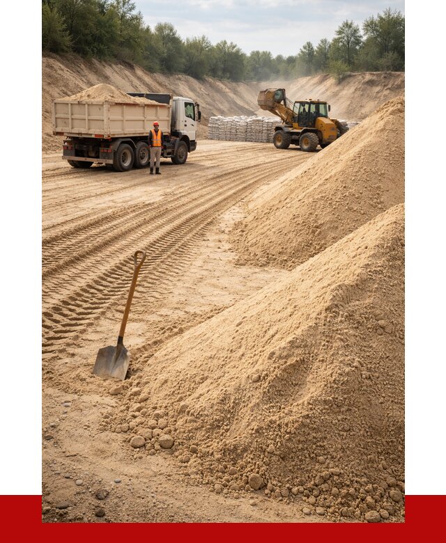 Карьерный песок мелкозернистый в Каспийске от 9163 р. | ПРОНЕРУДКсп
