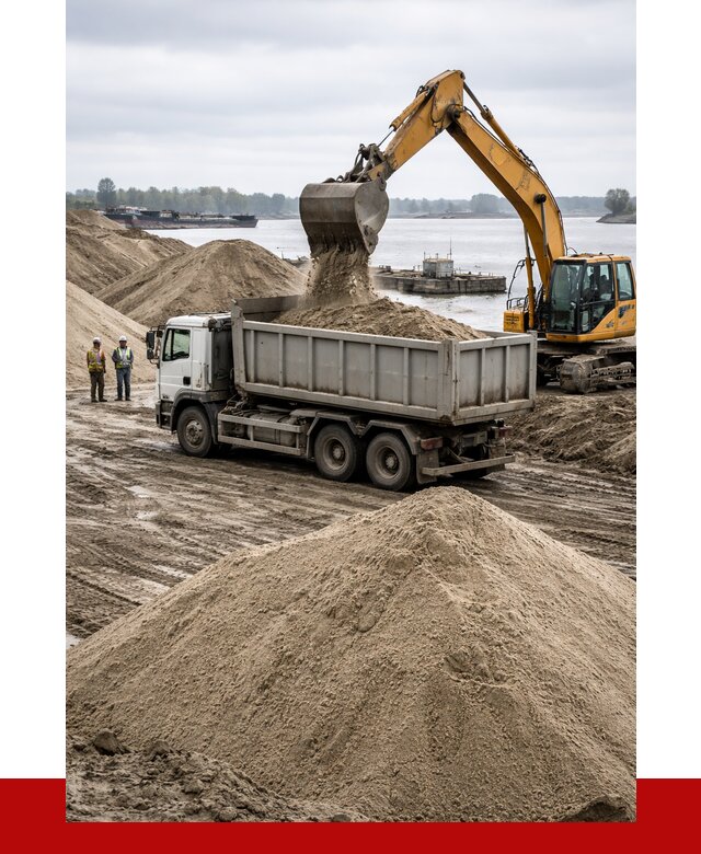 Купить речной песок навалом в Каспийске от 1833 р., ПРОНЕРУДКсп