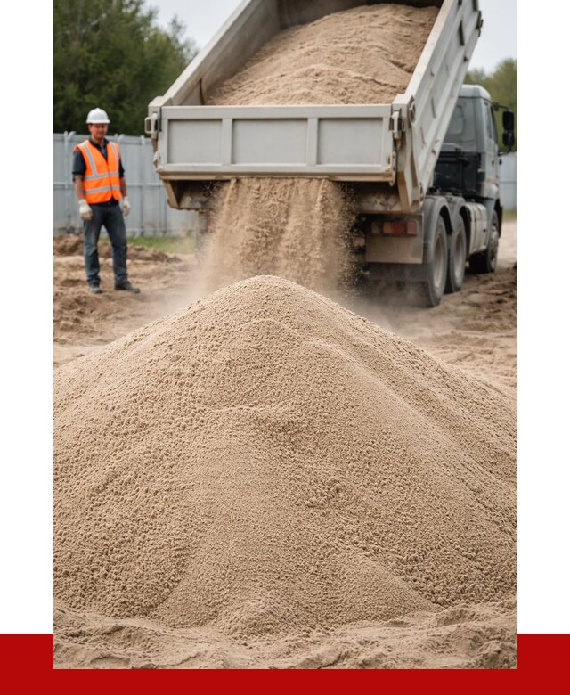 Купить сеяный песок с доставкой в Каспийске от 2240 р ПРОНЕРУДКсп