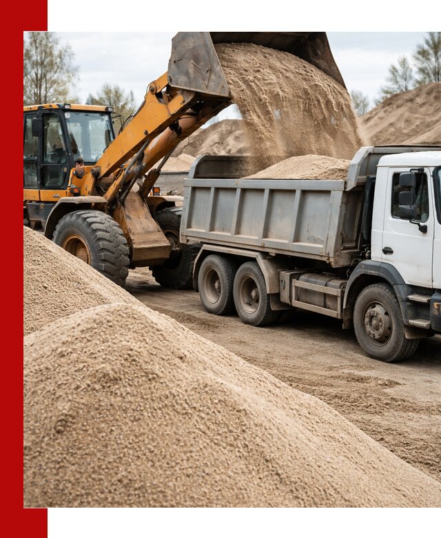 Доставка сеяного песка в Каспийске оптом и в розницу