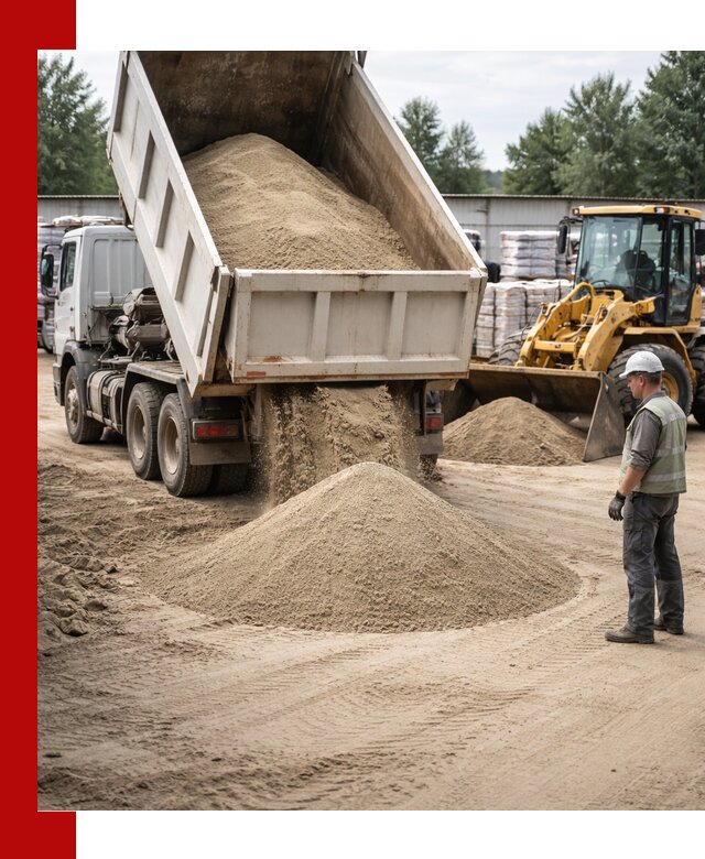 Поставка и доставка песка для бетона в Каспийске
