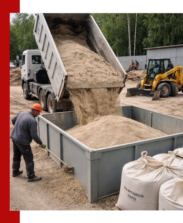 Кварцевый песок для фильтра в Каспийске — доставка и качество