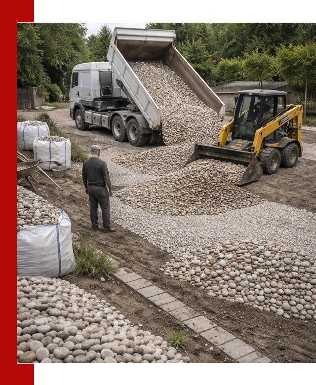 Доставка морской гальки оптом и в розницу в Каспийске