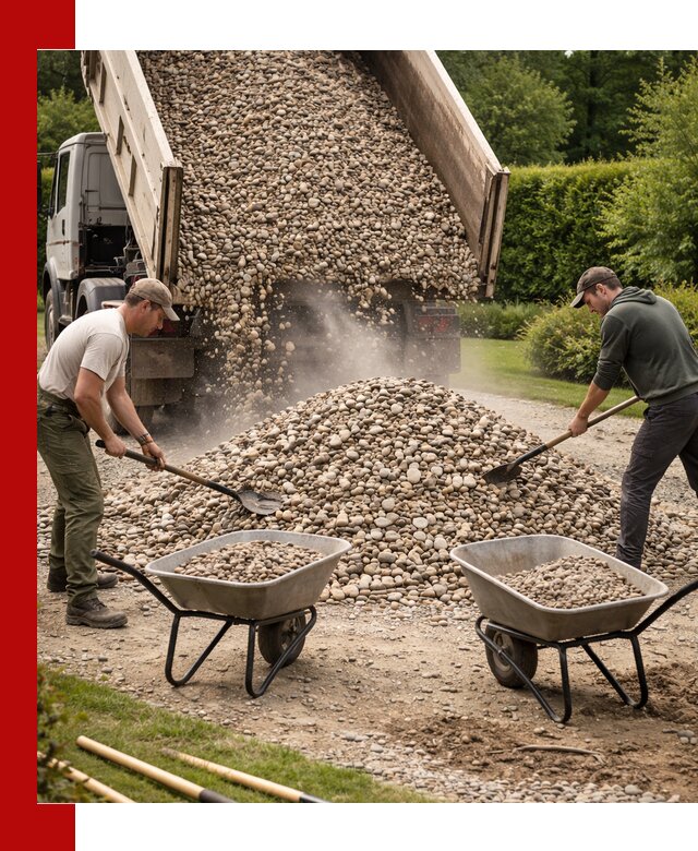 Доставка и продажа декоративной гальки в Каспийске