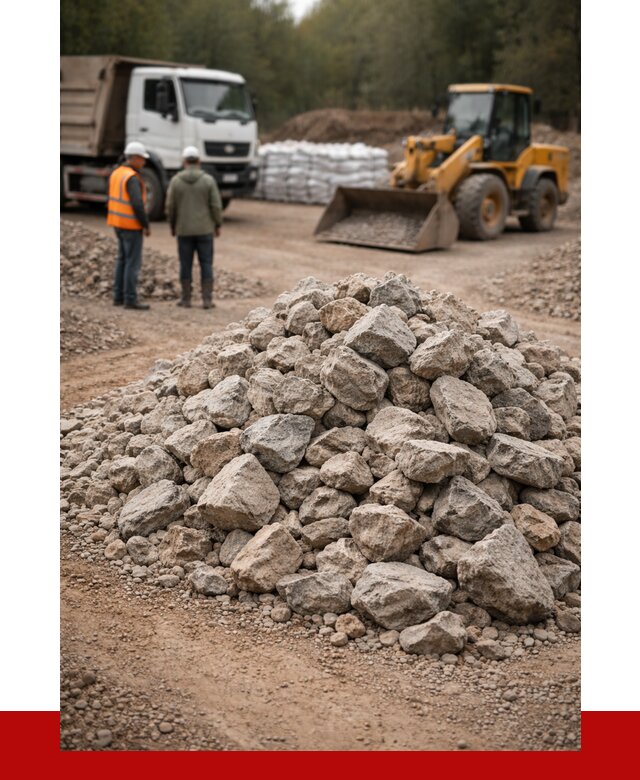 Купить бутовый камень с доставкой в Каспийске от 2342 р. | ПРОНЕРУДКсп