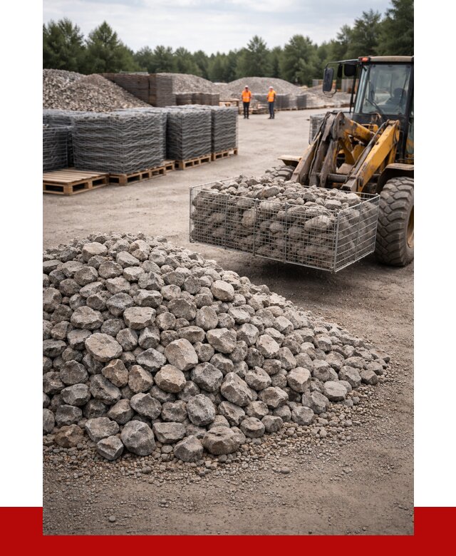 Камень для габионов фракция 70-150 в Каспийске от 4276 р. | ПРОНЕРУДКсп