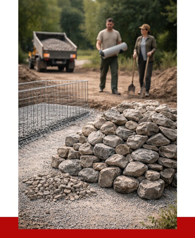 Камень для габионов фракция 100-200 в Каспийске от 4887 р. | ПРОНЕРУДКсп