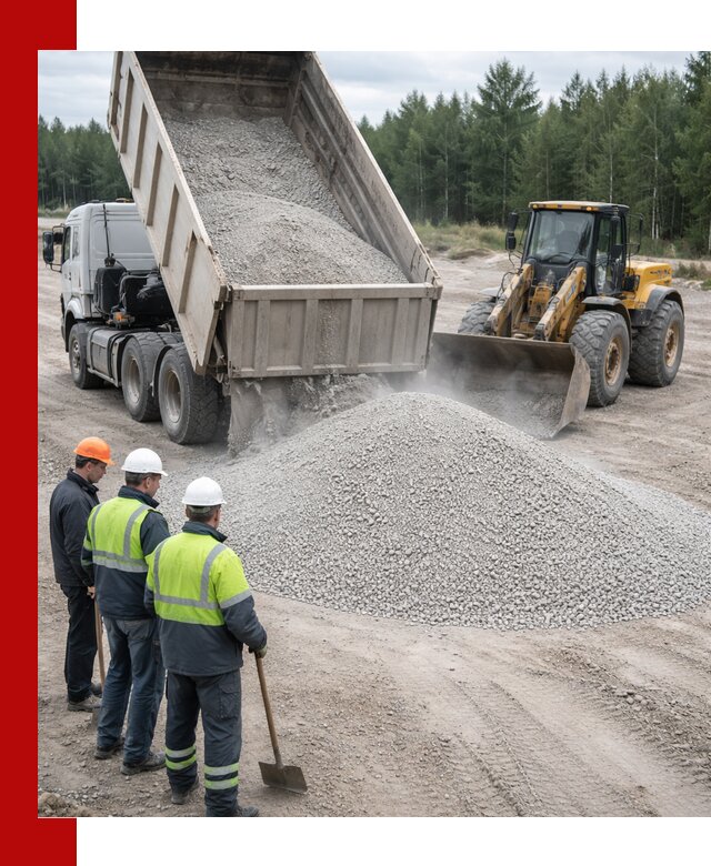 Известняковый отсев 0-5 доставка в Каспийске быстро и выгодно
