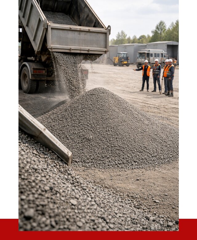 Гравийный отсев 0-5 в Каспийске от 1222 р. с доставкой | ПРОНЕРУДКсп