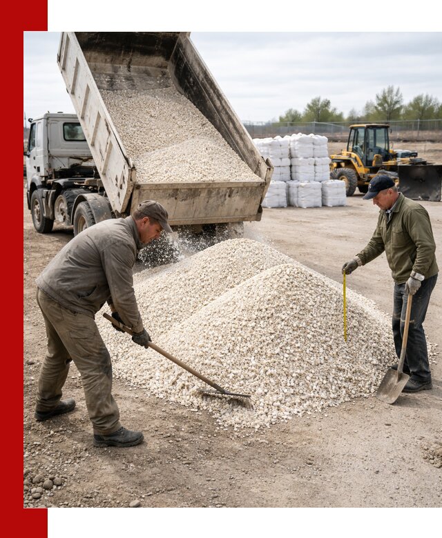 Мраморная крошка с доставкой и разгрузкой в Каспийске