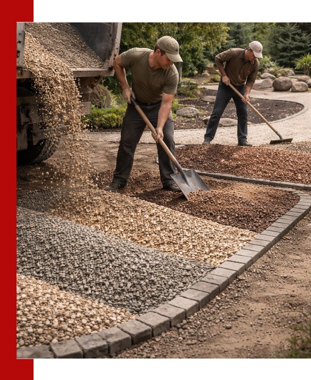 Декоративная крошка для ландшафта в Каспийске — продажа и доставка