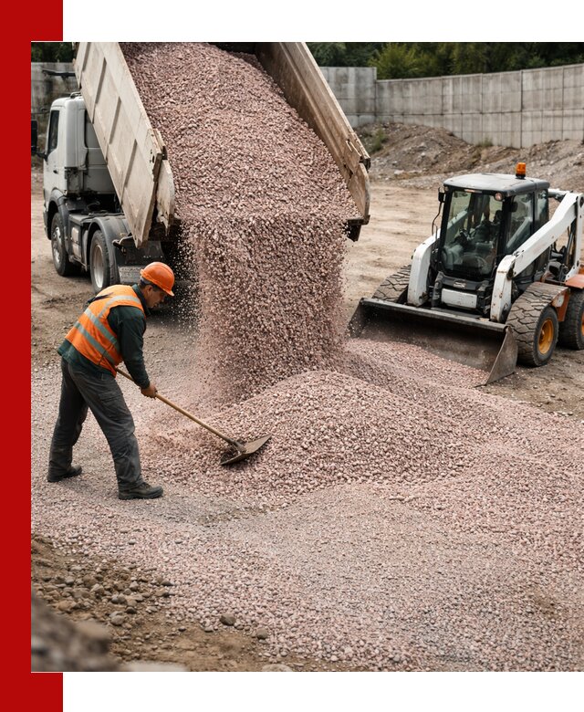 Крошка розовый гранит с доставкой в Каспийске от производителя