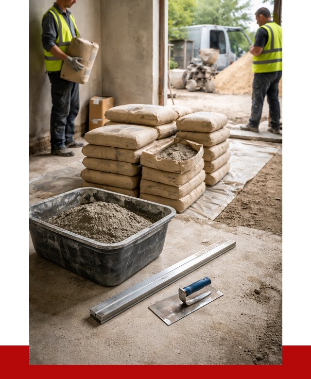 Купить сухую смесь для стяжки в Каспийске от 4581 р. | ПРОНЕРУДКсп