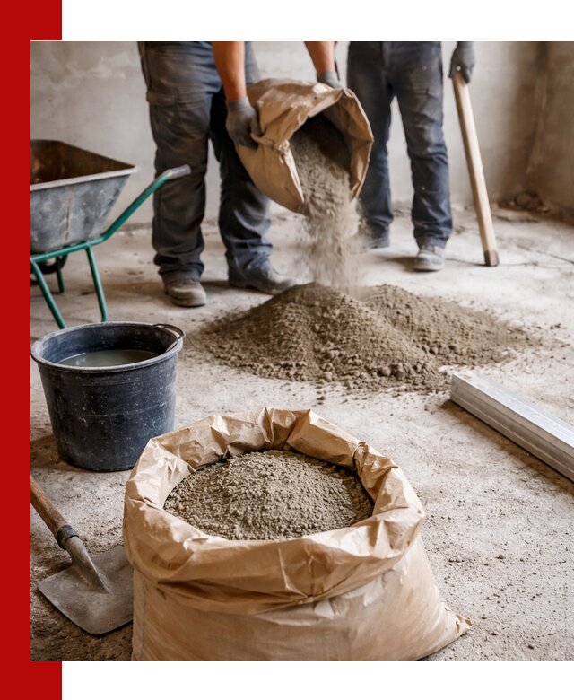 Доставка сухой смеси для стяжки в Каспийске