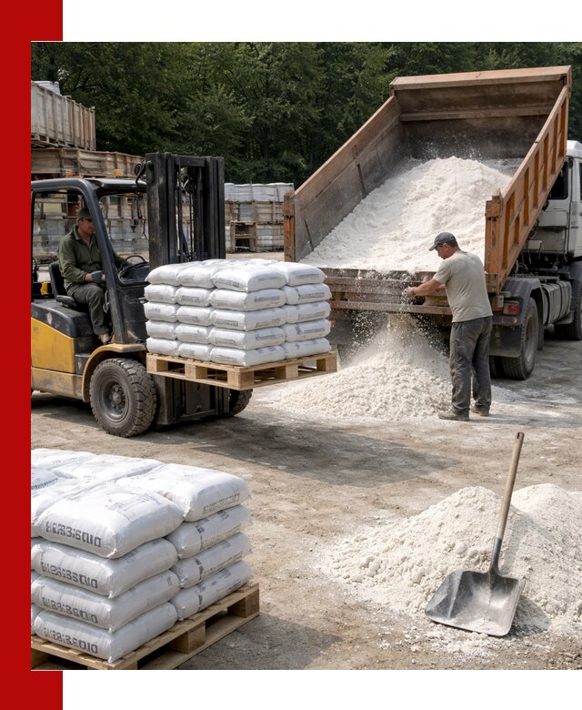 Доставка строительной извести оптом и в розницу в Каспийске