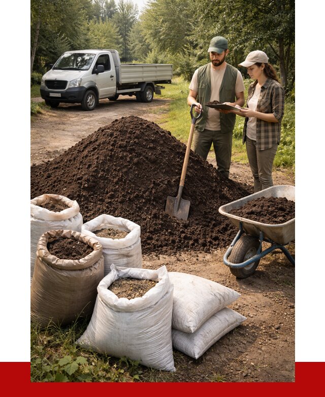 Купить грунт с доставкой в Каспийске от 4581 р. за м3 | ПРОНЕРУДКсп