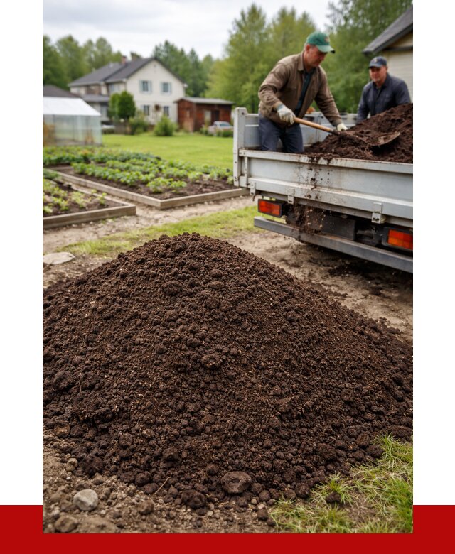 Плодородный грунт в Каспийске с доставкой от 4276 р. | ПРОНЕРУДКсп