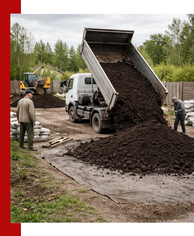 Доставка качественного почвогрунта в Каспийске оптом и в розницу