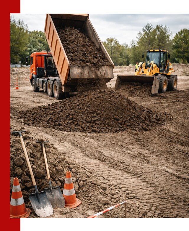 Поставка и доставка планировочного грунта в Каспийске