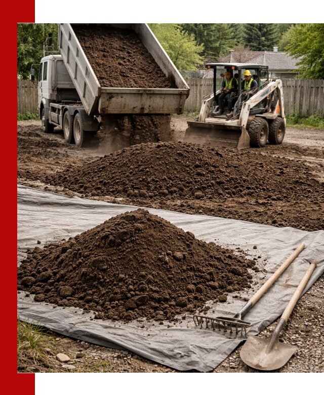 Грунт для отсыпки участка с доставкой в Каспийске