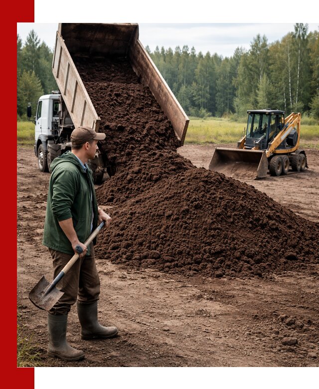 Купить верховой торф с доставкой в Каспийске для садоводства и растений