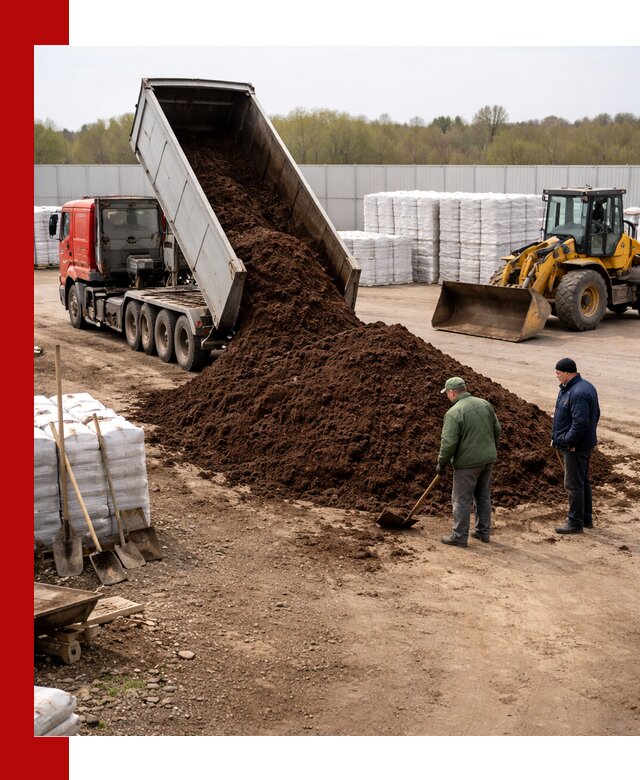 Доставка торфяных смесей оптом и в розницу в Каспийске